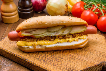 hot dog Danish