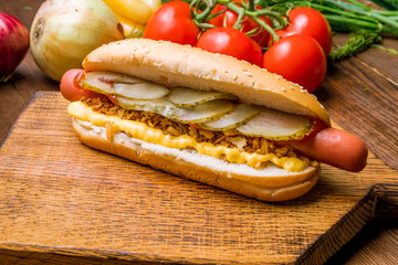 hot dog Danish