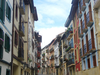 Irun City Architecture in Spain France Border