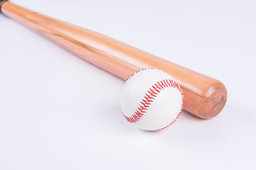 Baseball Bat and Baseball