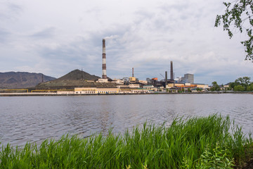 Obraz premium Poor environment in the city.