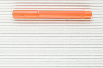 orange felt tip pen object backdrops