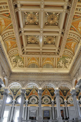 Fototapeta na wymiar Library of Congress, Washington DC, USA