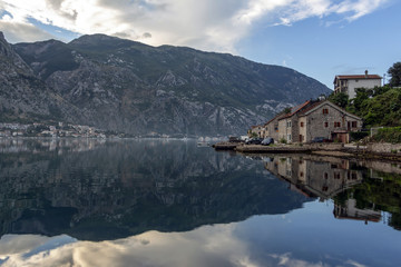 Kotor at dawn, Boka Bay, Montenegro