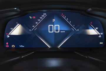 Intérieur automobile et détail habitacle