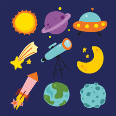 planet vector collection design