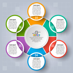 Abstract 3D Paper Infographics