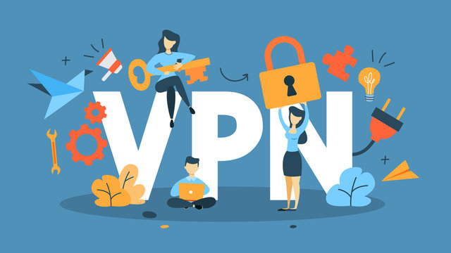 VPN concept illustration