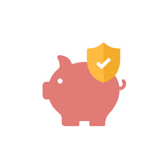 Piggy Bank Economy Flat Icon
