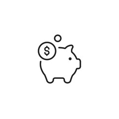 Piggy Bank Economy Icon