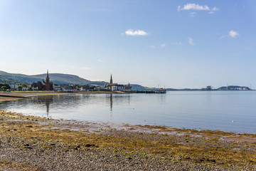 Fototapeta na wymiar The Town of Largs in Summer Scotland.