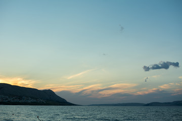 Cloud above the sea 