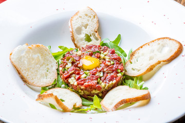 Tartare from beef