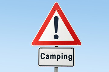 Schild 327 - Camping