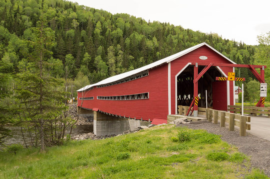 Covered Bridge in Quebec