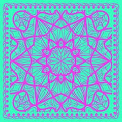 Mandala floral pattern. vector illustration