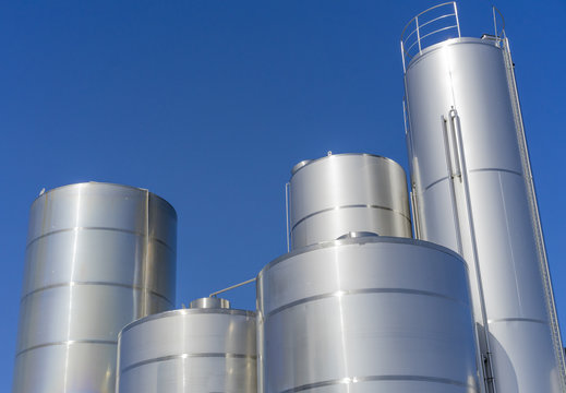 stainless steel tanks for the food ot chemical industry or other purpose