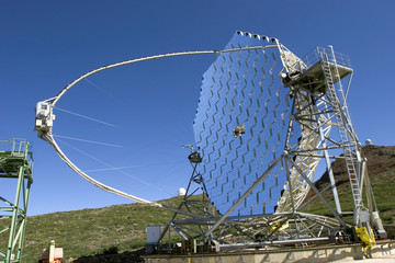 reflector telescope on Roque de los Muchachos, La Palma, Canary Islands, Spain