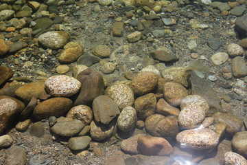 Fototapeta na wymiar River stone