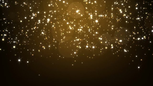 Particles Gold background