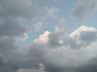 the sky with clouds. clouds in the sky. blue sky. white clouds. dream. air. freedom. infinity.