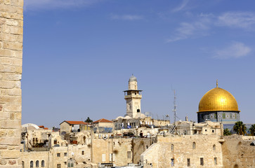 Altstadt von Jerusalem, Tempelberg, Felsendom, Israel, Naher Osten, Vorderasien