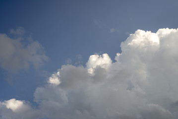 Rainy clouds in the sky. Before rain