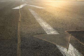 concrete ground in the sun