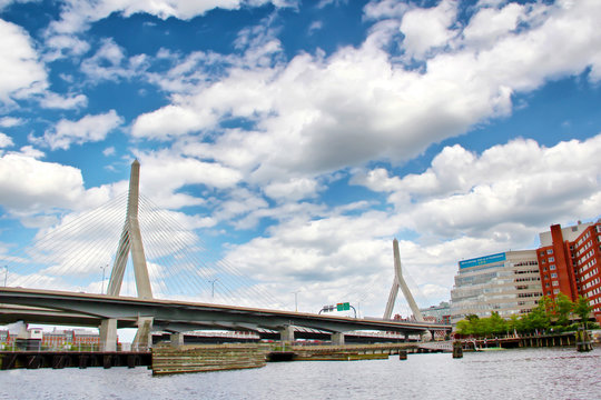 Tobin bridge in Boston Massachusetts