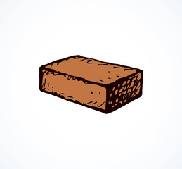 Brick. Vector drawing
