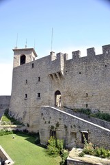 Fototapeta na wymiar Guaita,the first tower of San Marino Republic