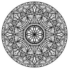 Mandala for coloring book