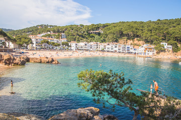 Sea coast near Begur, Costa Brava, Spain
