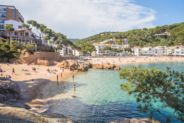 Fototapeta premium Sea coast near Begur, Costa Brava, Spain