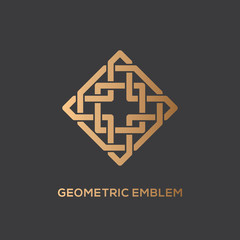 Geometric emblem