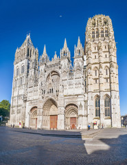 Fototapeta na wymiar Cathédrale Notre-Dame de Rouen, Normandie