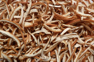 dry orange peel close-up peel of citrus crumb peel tea vitamins vintage macro texture background