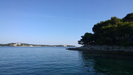 Rock island, Croatia, Pula