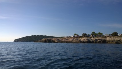 Fototapeta na wymiar Rock island, Croatia, Pula