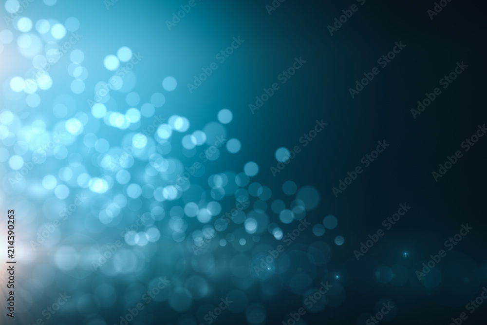 Poster abstract bokeh dots background