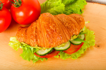 Vegan croissant