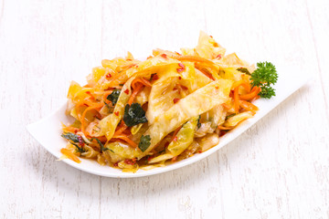 Traditional fermented cabbage