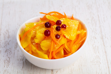 Appetizing pickled salad