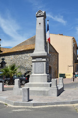 Monument aux morts de La Palme, aude, languedoc, occitanie.
