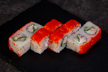 Japanese roll with crab