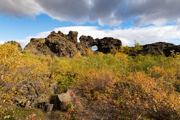 Fototapeta premium Dimmuborgir, Iceland