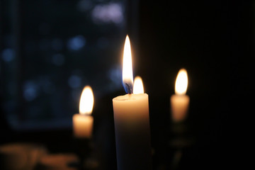 Candle light evening