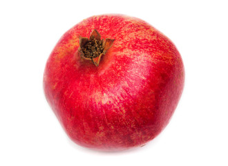 Pomegranate isolated on white background
