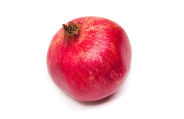 Pomegranate isolated on white background