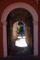 Fototapeta premium Monastery of Saint Catherine Spanish: Santa Catalina in Arequipa Peru, is monastery of nuns of Domincan Second Order It was built in 1580.